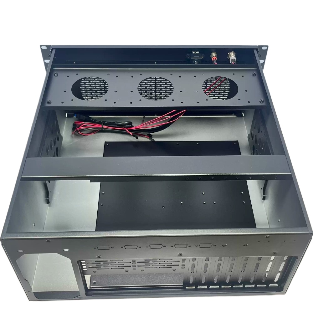 8 Gpu 4U Server Chassis - แชสซีเซิร์ฟเวอร์ 4U เมนบอร์ด EATX การ์ดจอ 4090