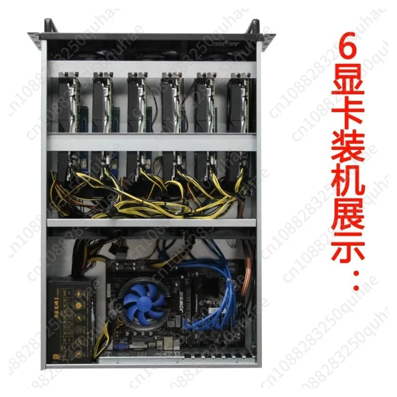 เคสใส่การ์ดจอ 4U รองรับการ์ดจอ - 8 Gpu 4U Server Chassis บทวิจารณ์และราคา