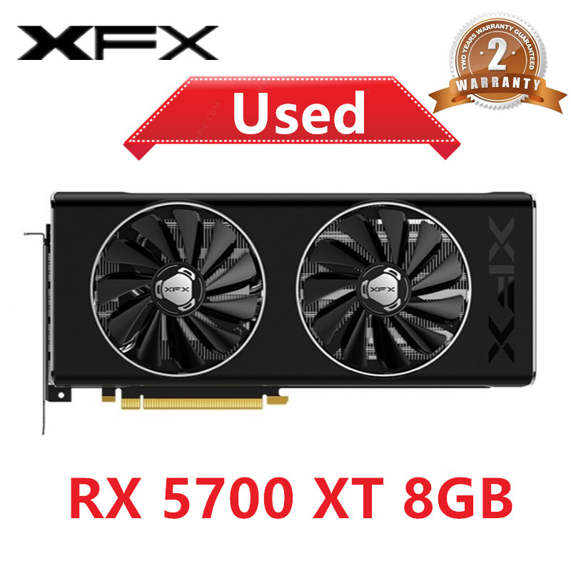 การ์ดจอ XFX RX 5700XT RX5700 X - Rx 5700 Xt 8Gb Video Card บทวิจารณ์และราคา